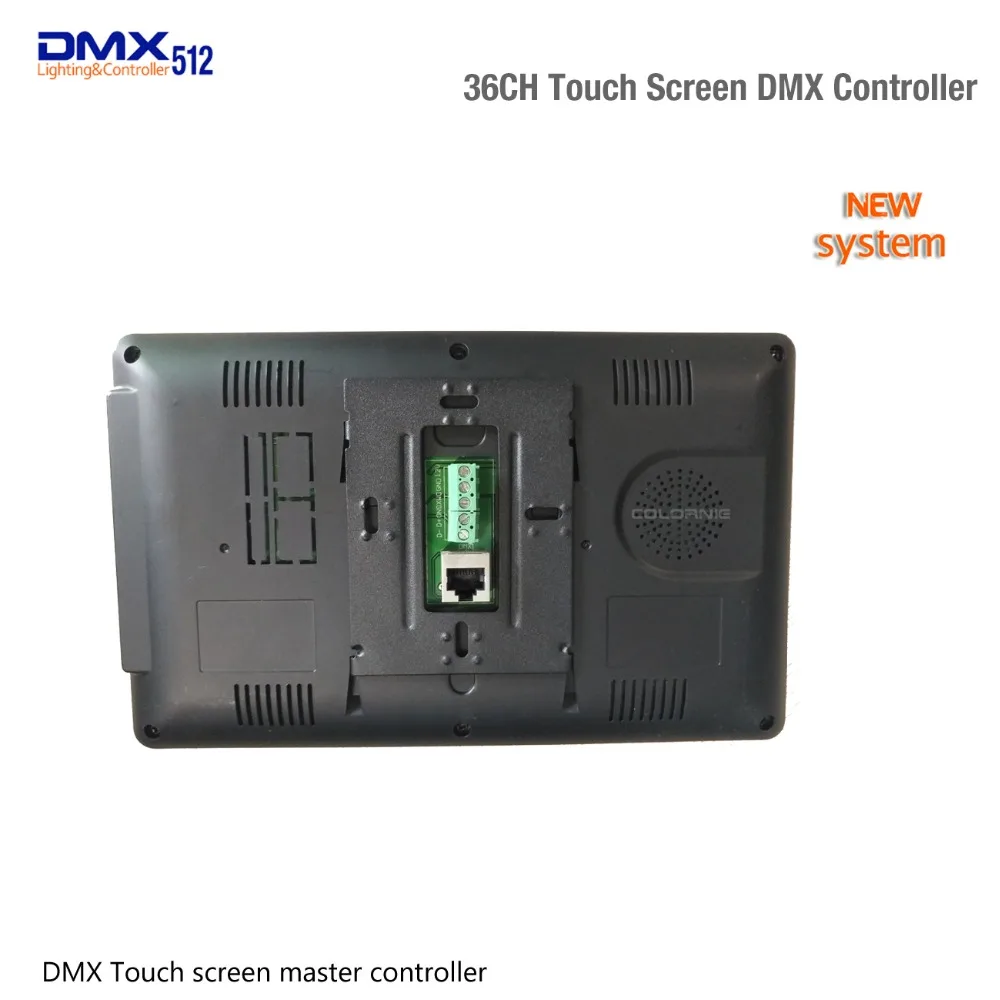 Светодио дный диммер контроллер DMX500 Сенсорный экран DMX главный контроллер DMX 36CH DMX сигнала Выход для RGB полосы эффект освещения