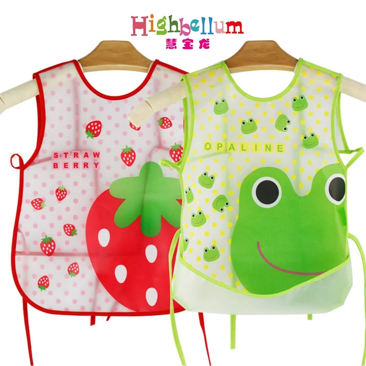 

Baby Bibs Waterproof EVA Silicone Children Boy Girl Infants Burp Clothes Toddler Self Feeding CareWaterproof Drool