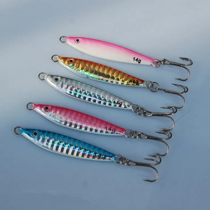 5pcs 14g/28g Micro Knife Butterfly Metal Jig Bait Fishing Lure Snapper