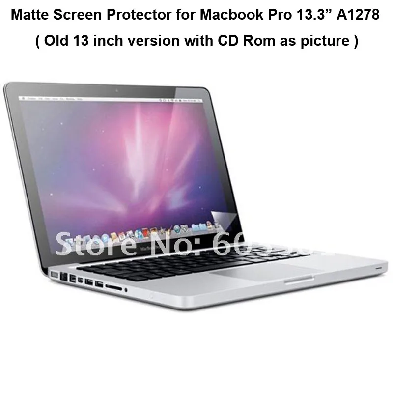 

Matte screen Film protector for macbook 13.3" Pro A1278, Anti Glare Screen Cover Skin for Macbook Pro 13 Old version with CD-ROM