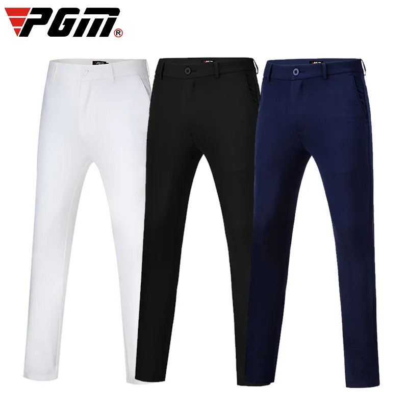 PGM зимние мужские утолщенные брюки для гольфа Высокая эластичность тонкие и