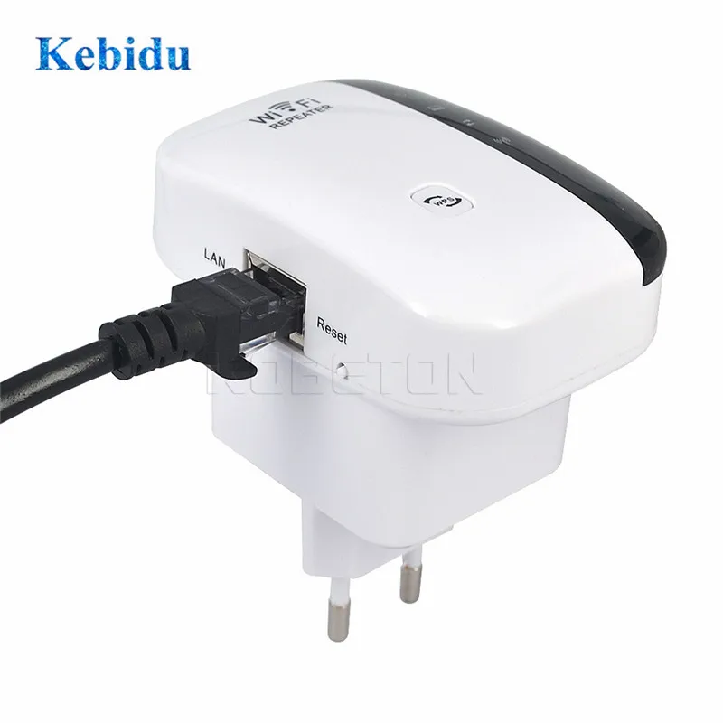 Беспроводной ретранслятор Kebidu Wi Fi роутер 300 Мбит/с 802.11N/B/G усилитель сигнала
