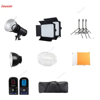

200W+E2000 video light LED photography light micro movie studio set CD50 T07
