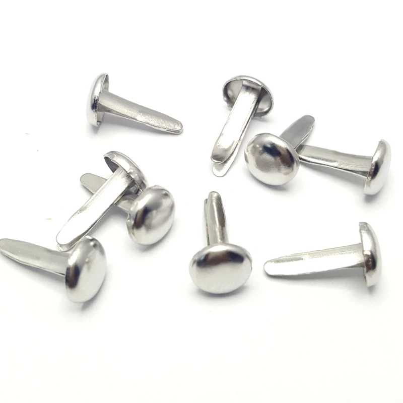 500pcs 8mm Metal Brads Scrapbooking Accessory Wedding Favors Paper