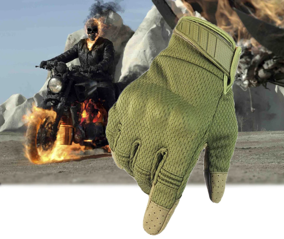 Перчатки для мотокросса с сенсорным экраном, камуфляжные дышащие защитные перчатки для мотогонок