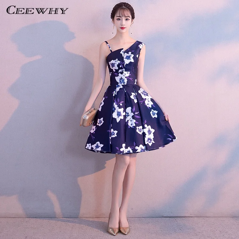 floral print cocktail dress