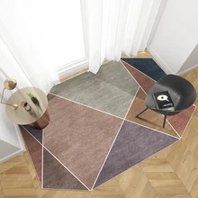 Скандинавский ковер простой журнальный столик для гостиной круглый светильник роскошный прикроватный коврик для спальни креативный необычный коврик