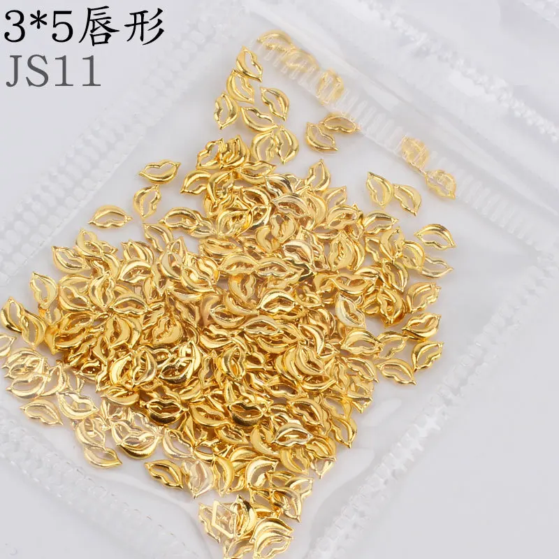 

50pcs Japanese Nail Rivet Jewelry Charm Findings Diy Women Fashion Metal Frame Triangle Square Nail Patch Accessories C409