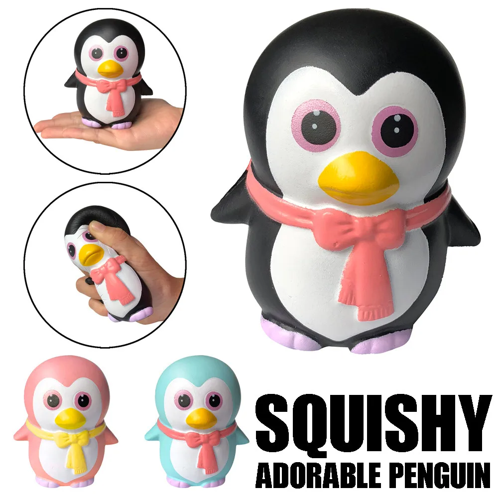 Squeeze soft Squishies восхитительный Пингвин медленно поднимающийся крем Squeeze ароматизированный снятие стресса забавная игрушка в подарок Z0325