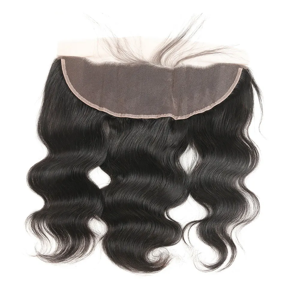 Hair Villa Pre plucked Peruvian Body Wave Lace Frontal Closure 13x4 Ear to Ear Remy Human Hair Free Part Lace Frontal Closure (18)