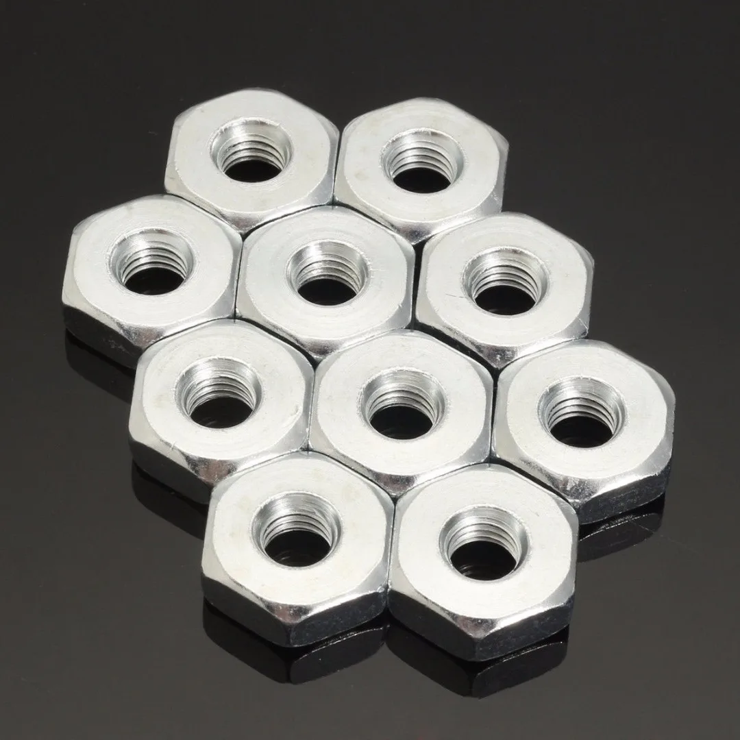 New Mayitr 10 PCS Guide Bar Nut Fit For MS180 MS250 MS381 MS361 MS440 MS660 Chainsaw Replacement