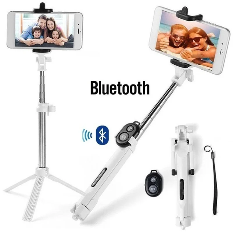 

Wireless Bluetooth Selfie Stick with Extendable Monopod Remote Selfie Sticks Tripod for iPhone Oneplus Huawei palo selfie