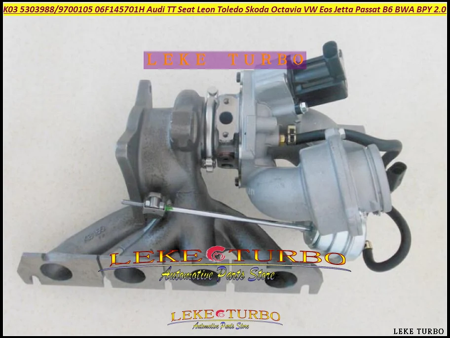 Turbo K03 53039880105 53039700105 06F145701H For Audi TT Seat Leon Toledo Skoda Octavia VW Eos Jetta Passat B6 BWA BPY 2.0 TFSI  (3)