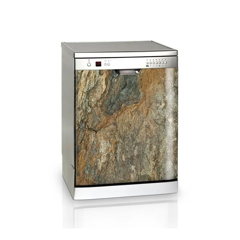 

Wholesale 3D Nature Stone Pattern SelfAdhesive Dishwasher Refrigerator Freeze Sticker Kid's Art Fridge Door Cover Wallpaper