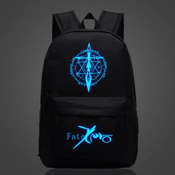 

Fate/Stay Night Anime Backpack Luminous Printing Starry Sky School Bag For Teenagers High Quality travel Rucksack