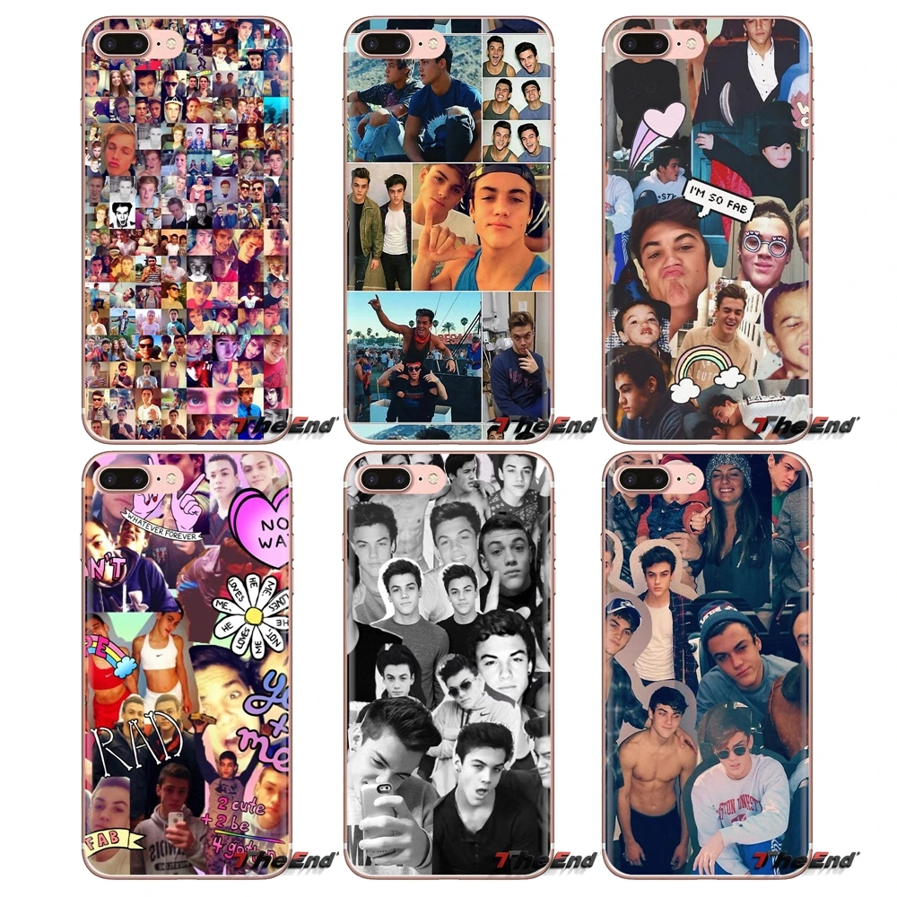 Прозрачные мягкие чехлы для Xiaomi Redmi 4A S2 Note 3 3S 4 4X 5 Plus 6 7 6A Pro Pocophone F1 Dolan twins collage |