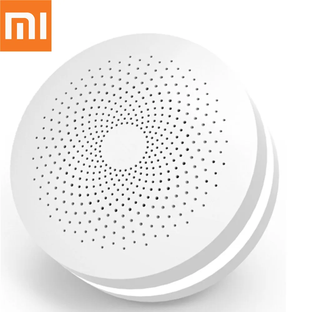 Xiaomi mi, умный Многофункциональный шлюз, обновление, WiFi, пульт дистанционного управления, 16 mi llion, RGB огни, устройство домашней безопасности