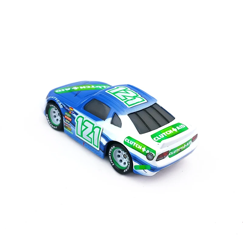 Disney Pixar Cars 3 No.121 Dino Draftsky Racer Metal Diecast Toy Car 1:55 Loose Brand New в наличии и бесплатная