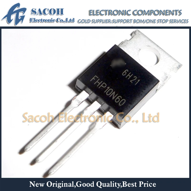 

New Original 10Pcs/Lot FHP10N60 10N60 OR FHP10N60B FHF10N60 OR FQP10N60 FQPF10N60 TO-220 10A 600V N-Ch MOS Transistor