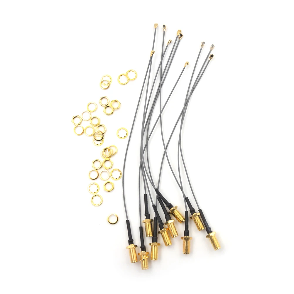 5pcs/lot Extension Cord UFL to RP SMA Connector Antenna WiFi Pigtail Cable IPX RP-SMA Jack Male 1.13 17cm | Обустройство дома