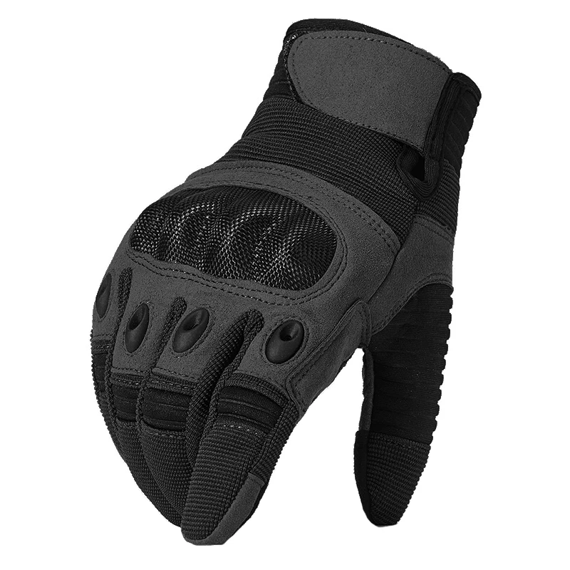 ReFire Gear Army Military Tactical Gloves Men Paintball Airsoft Carbon Knuckle Full Finger Glove Anti-Skid Bicycle Combat Mitten