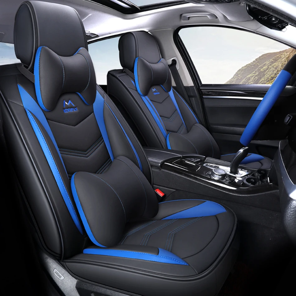Роскошный кожаный чехол для сидения автомобиля для lifan solano x50 x60 logan lx470 lanos lancer 9 10 чехлы на сиденья защитное покрытие автомобильного сиденья