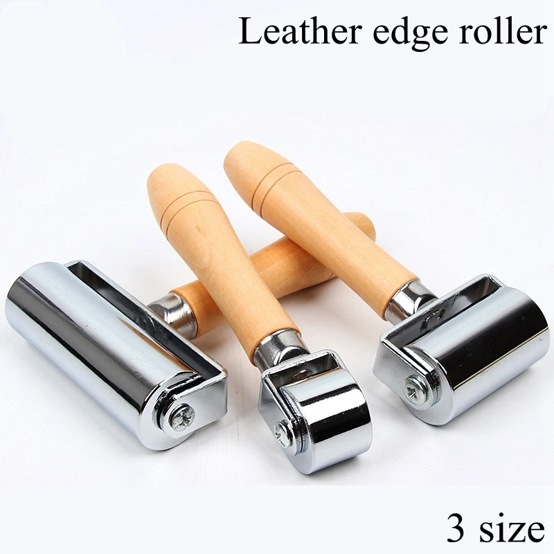 

leather edger roller leather craft treatment Accessories Tool Glue Edges Laminating Roller Craft DIY Handmade Crease Tool