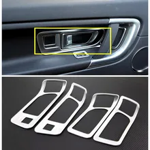 Для Land Rover Дискавери Спорт ABS матовая внутренняя дверная ручка чаша крышка отделка 4 шт./компл