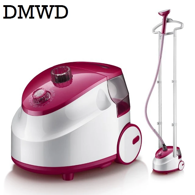 

DMWD double pole Vertical Garment Steamer cloth steam iron electric hanging clothes ironing machine dry cleaning brush 2L 1800W