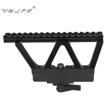 

VULPO Hunting Airsoft Scope Mount Tactical AK47 AK74 Side Rail Mount Quick Detach AK Gun Rail Scope Mount Base