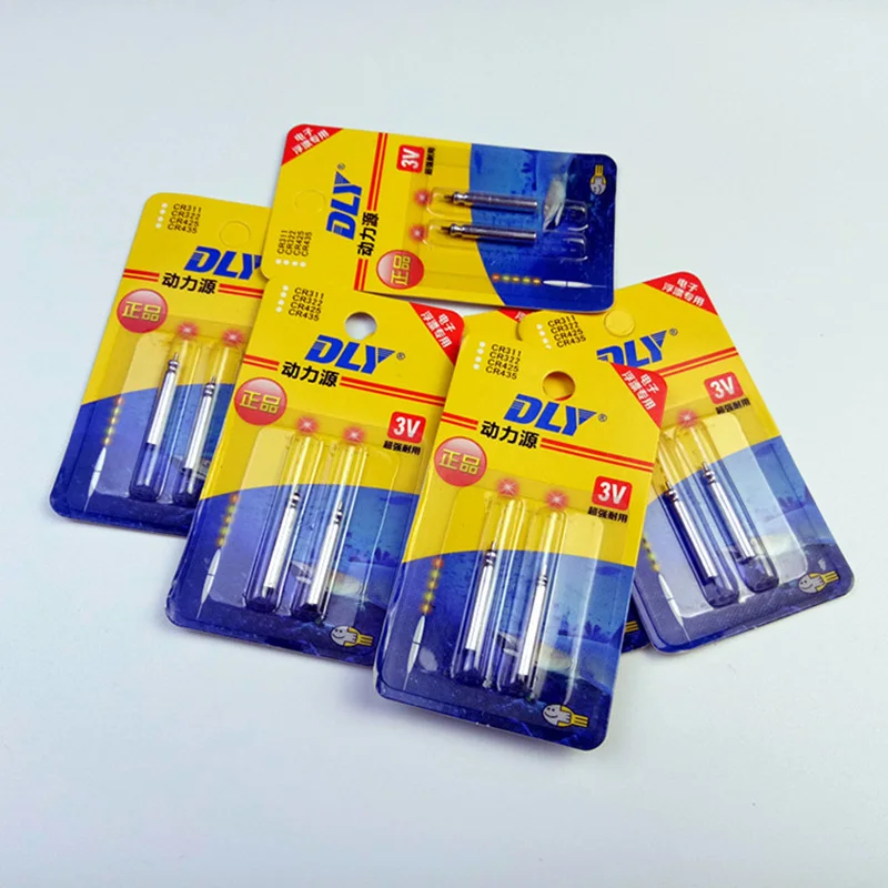 

10 Pcs/lot CR322 Night Fishing Float Battery Lithium Electronic Battery Luminous Float Tool Night Fishing Tackle Accessory FU040