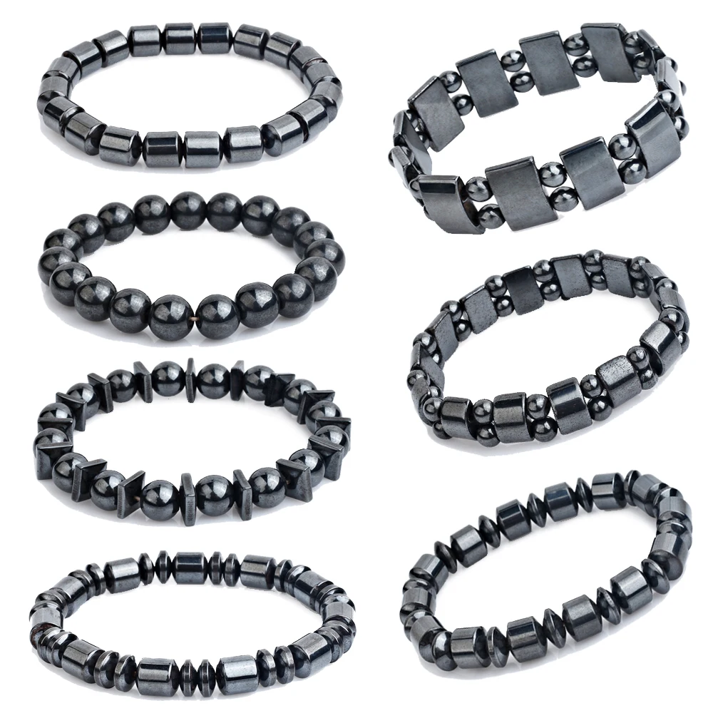 Twisted Magnet Health Slim Bead String Jewelry Biomagnetic Bracelet For Men And Women magnetic bracelet