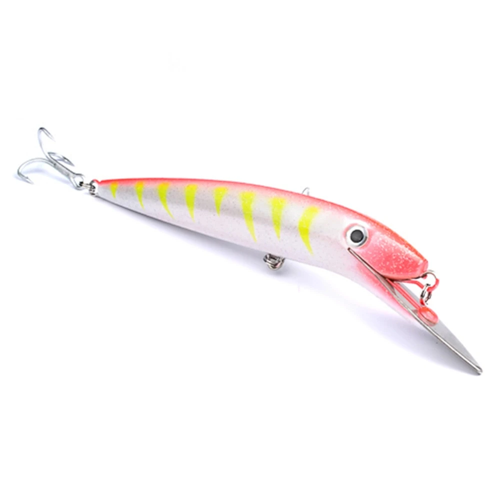 1Pcs Big Minnow Fishing Lure 20cm 50g Depth Wobblers Driving Floating Hard Bait Jerkbait Spinner Metal Tongue Lures Carp Fishing