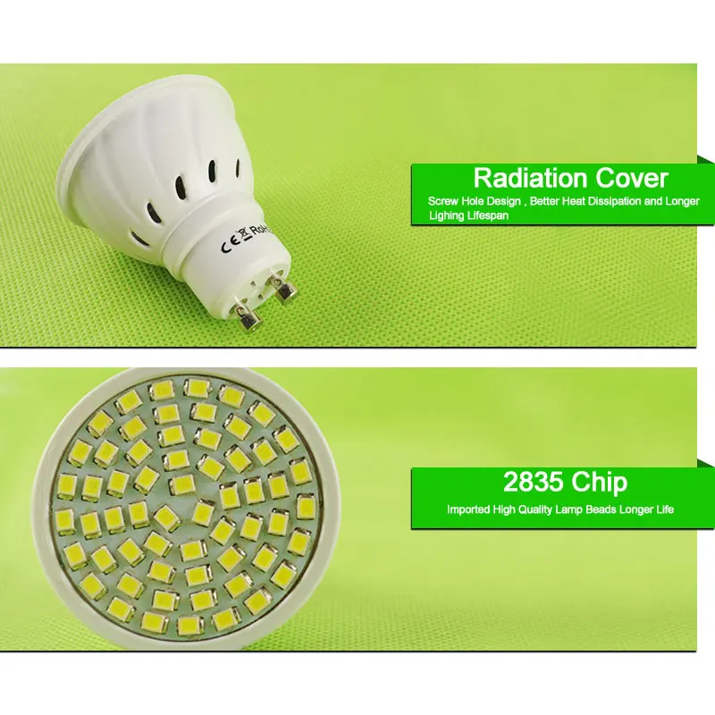 60/80 LEDs E27 Gu10 Mr16 DC 12 V AC 110 V 220 V lámpara LED foco LED 6 W 8 W GU10 luz Lampada LED Bombilla de iluminación vestíbulo Lampara 60/80 LEDs E27 Gu10 Mr16 DC 12 V AC 110 V 220 V lámpara LED foco LED 6 W 8 W GU10 luz Lampada LED Bombilla de iluminación vestíbulo Lampara