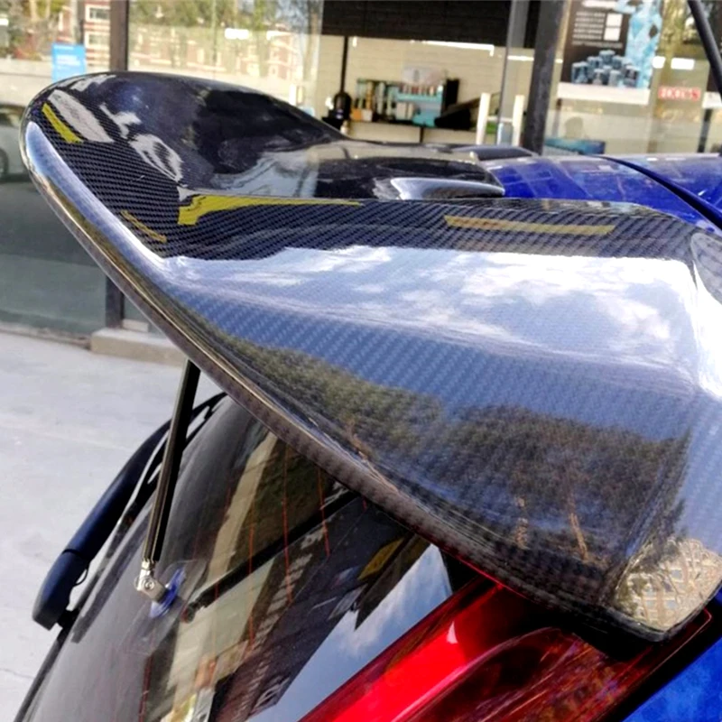 Спойлер из углеродного волокна для Honda JAZZ спойлер на крышу JDM Gk5 2019 года аксессуары