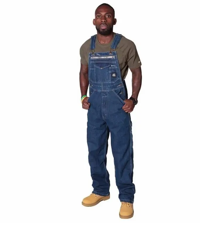 High Quality 2016 Autumn New Men's Bib Overalls Denim Overalls Zipper ...