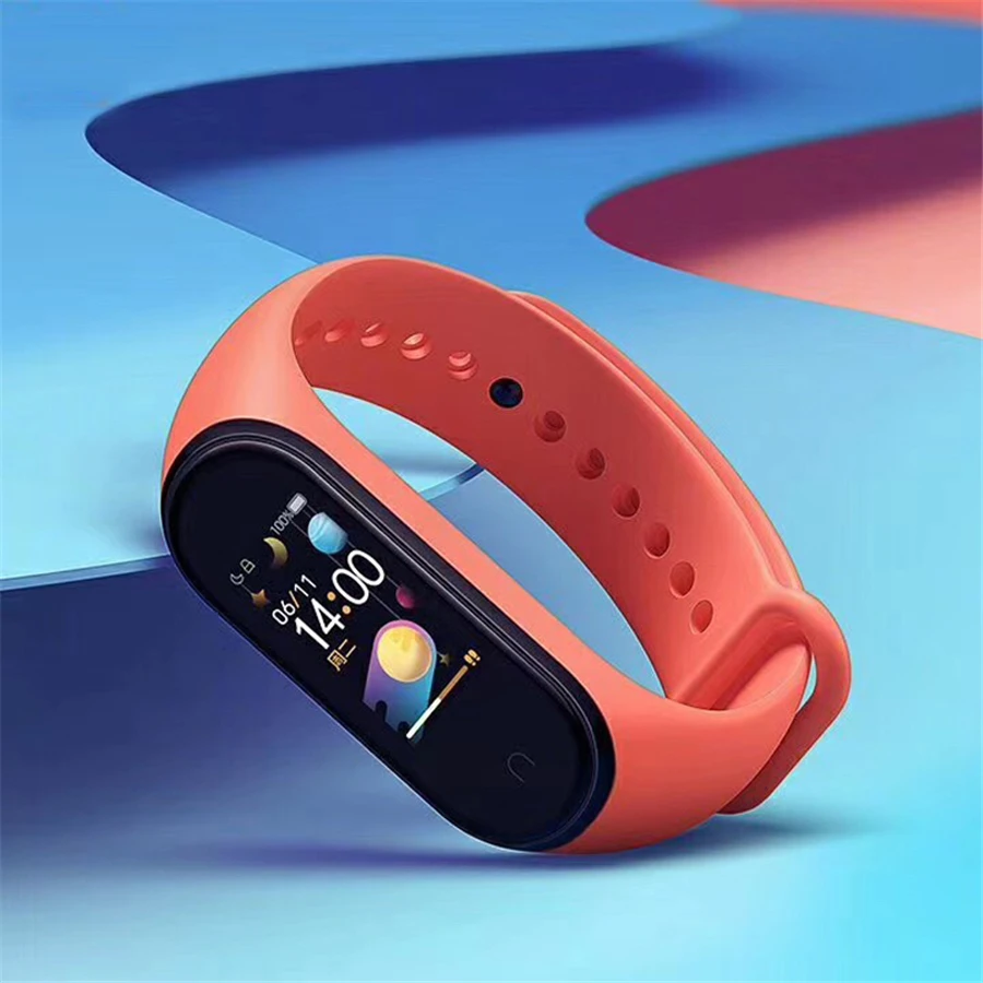 Xiaomi Mi Band 4 смарт-Браслет фитнес-браслет AI Bluetooth 5,0 AMOLED цветной сенсорный экран AI частота сердечных сокращений