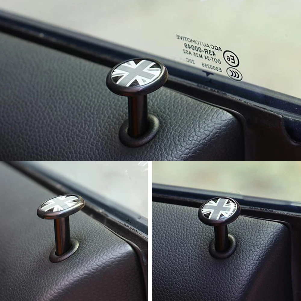 4pcs Real Carbon Fiber Door Pin of Door Panel fits MINI COOPER John Cooper Works