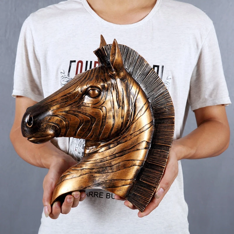 

Zebra Head Creative Wall Hanging Living Room Animal Head Style Three dimensional Hanging Store Bar-Retro Wall Decoration