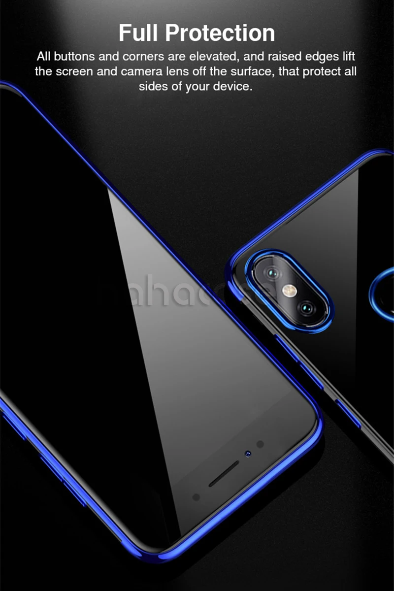 Top 500pcs 3 in 1 Soft TPU Eletroplated Cover For Xiaomi Mi CC9 CC9E 9 8 SE Lite 6 6X Mix Max Note 3 F1 Play Clear Protection Case 8