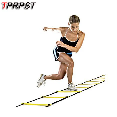 

TPRPST 7 rung 4meter Agility Ladder for Soccer Speed Training Football Fitness Feet Training Equipment NL839