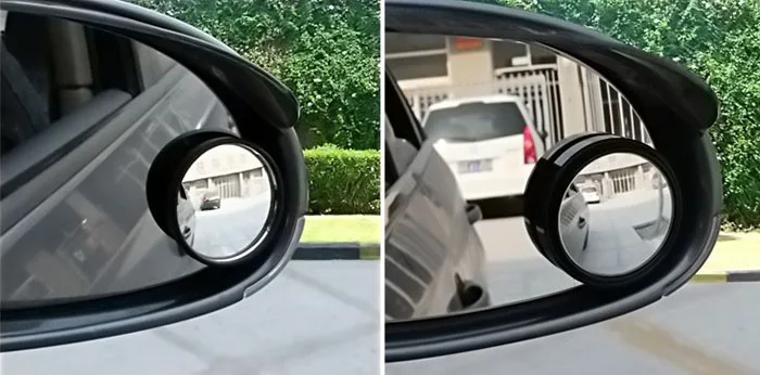 Красивые для автомобиля 2 шт круглые палки-на выпуклые заднего вида слепое пятно Зеркало Набор