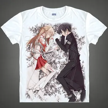 

Alfheim Online ALO T-Shirt Kirigaya Kazuto Shirt fashion t-shirts men anime cosplay costume T Shirts japanese anime cute shirt a