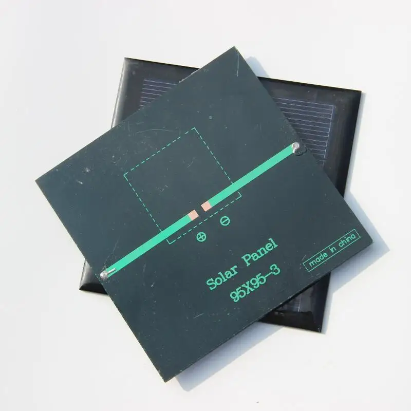 

High Quality 1W 5.5V Mini Solar Cell Polycrystalline Solar Panel Diy Solar Charger/Toy Education kits 95*95MM Free Shipping