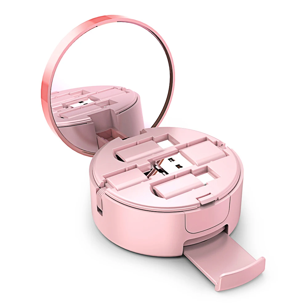  Oatsbasf USB красивый универсальный кабель в коробочке. 4 Цвета.
