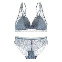 Новое беспроводное сексуальное кружевное нижнее белье 32-38 A-C, тонкие хлопковые чашечки, удобный бюстгальтер без косточек, женское нижнее белье, набор женских французских бюстгальтеров