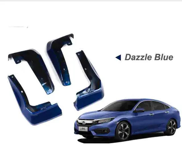 JNCFORURC Mudguard For Honda Civic 2016 17 18 4pcs/set Car Styling Mud