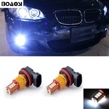 

BOAOSI 2x Super White H8 H11 4014 CREE Chip LED Fog Light Driving Bulbs Error Free for BMW E39 325 328 M mini SPORT