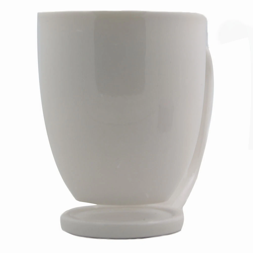 1piece Porcelain Coffee Mug With Built It Coaster Elegant Coasterless Drifting All In One Hanging Mugs Aliexpress 1piece Porcelain Coffee Mug With Built