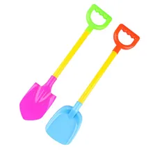 2 шт. пластиковая Песочная Лопата для пляжа, игрушки для детей, цветная модель лопаты для детей, игрушки для спорта на открытом воздухе, пляжные дюны
